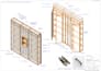 production ready technical drawings for brand backwalls